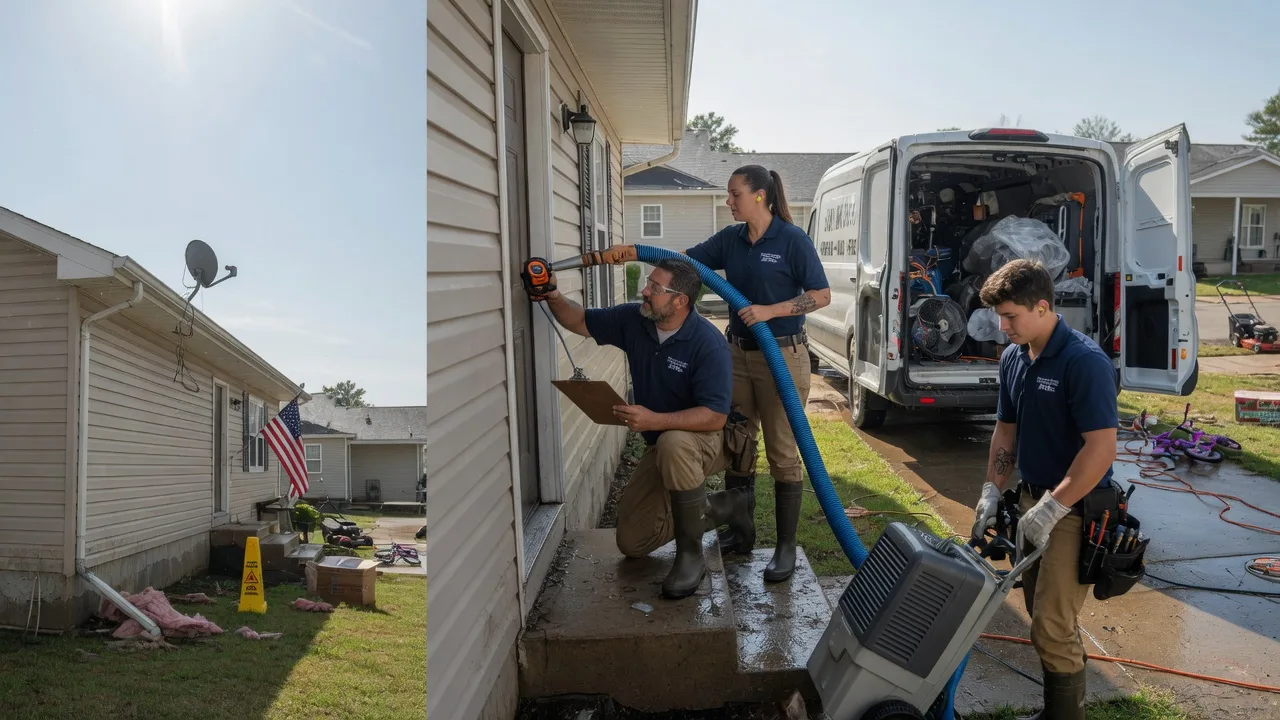 Ceiling Water Damage Restoration in Kinderhook, IL near me